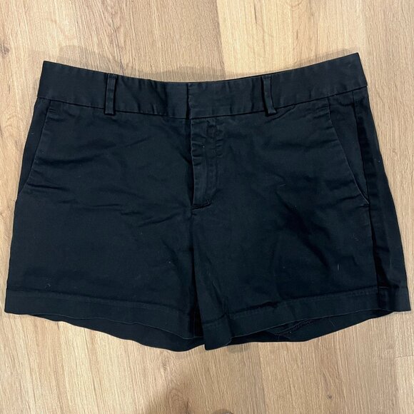 Banana Republic Solid Black Shorts Size 6 - Picture 2 of 4